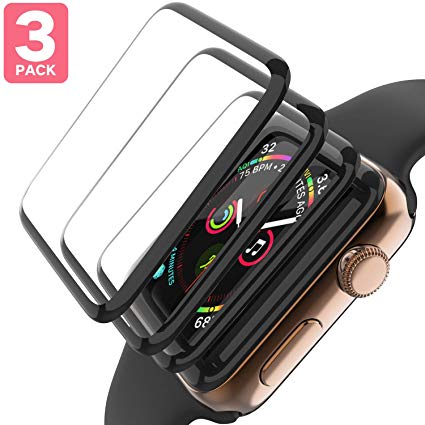 iWatch Screen Protector for Apple Watch 38mm Series 3/2/1 [3 Pack] HD Clear Flexible Soft Full Coverage Screen Protector Scratch-Resistant Anti-Bubble