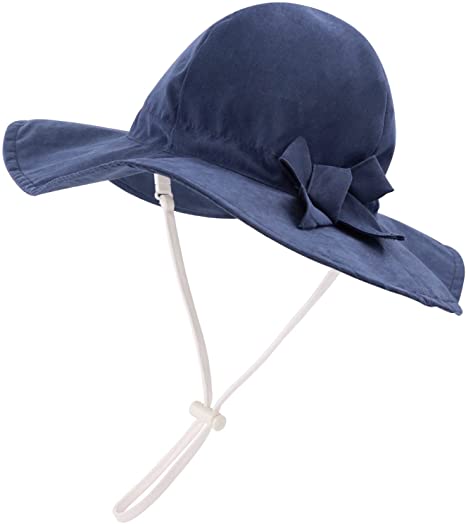 BAVST Baby Sun Hat Girls Floppy Bucket Hat Summer Toddler Outdoor Cap for Swim Beach
