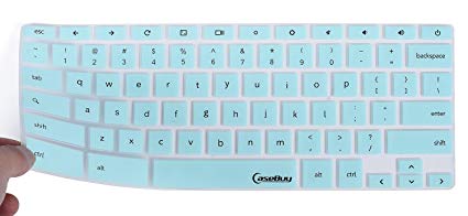 Keyboard Cover Protector Skin for Samsung 11.6" Chromebook 2 XE500C12, Samsung Chromebook 3 XE500C13 11.6 inch Chromebook, Mint Green