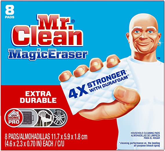 Mr Clean Magic Eraser Pads, 8 Count (Pack of 1)