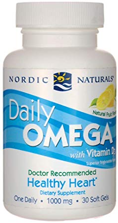 Nordic Naturals - Daily Omega, Brain and Visual Fuction, 30 Soft Gels