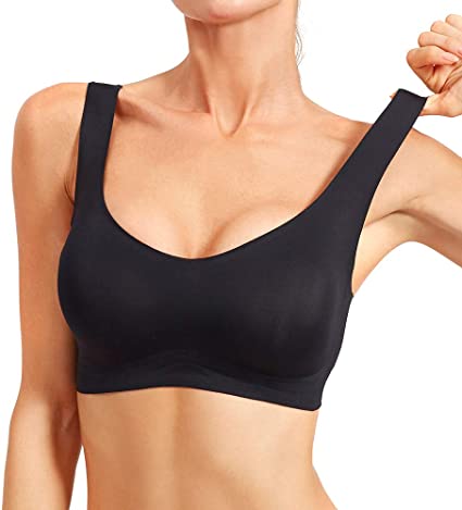 Artland Women's Seamless Soft Comfortable Daily Bra with Removable pad