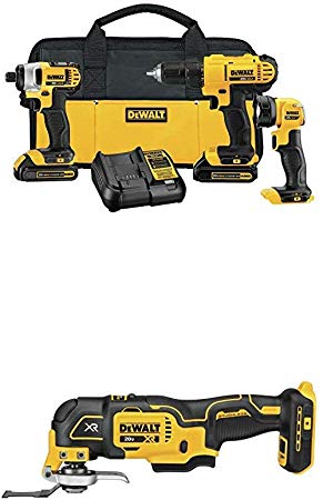 DEWALT DCK340C2 20V Max 3-Tool Combo Kit with oscillating tool