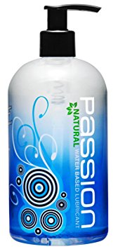 Passion Lubes, Natural Water-based Lubricant, 16 Fluid Ounce