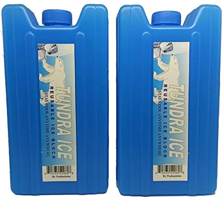Ice Pack Hidden Secret Booze Alcohol Spirits Flask Two Pack - 14oz Capacity Food Grade Material - Great for Concerts, Festivals and the Beach - By Txdeals4u