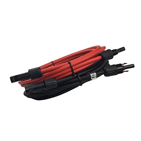 A Pair of HQST 20Ft 10AWG MC4 Solar Extension Cables