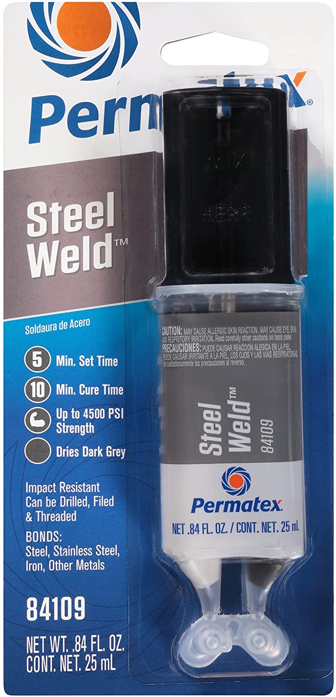 Permatex 84109 PermaPoxy 4 Minute Multi-Metal Epoxy, 0.84 oz.