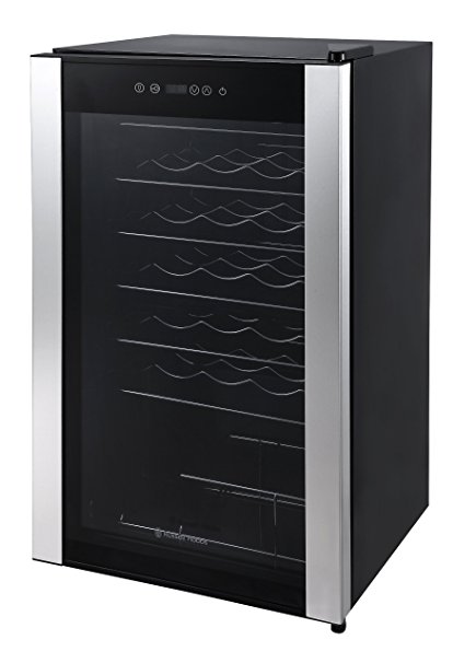 Russell Hobbs 34 Bottle Wine Cooler, Black