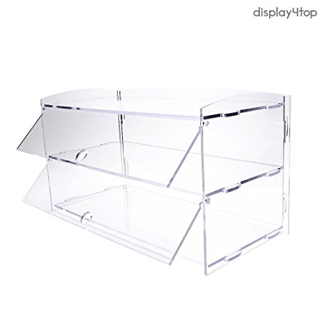 Display4top Acrylic Display Pastry Cabinet Cakes Donuts Cupcakes Pastries (2 Tier)