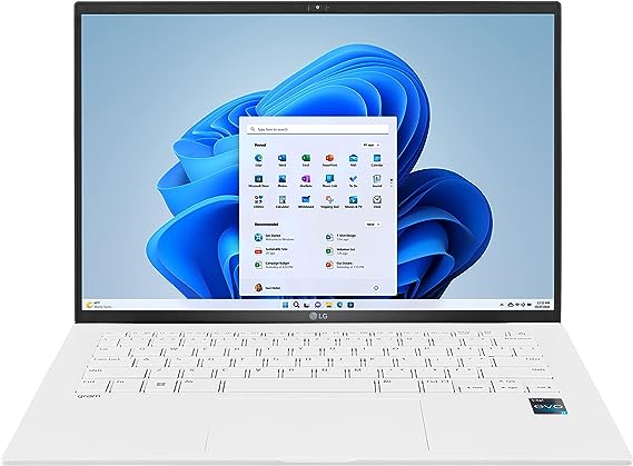 LG gram 14” Lightweight Laptop, Intel 13th Gen Core i5 Evo Platform, Windows 11 Home, 8GB RAM, 512GB SSD, White