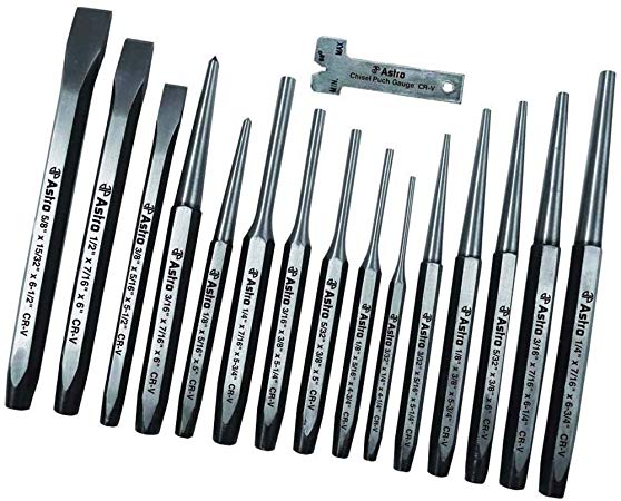 16-Piece Punch and Chisel Set (Update Version)