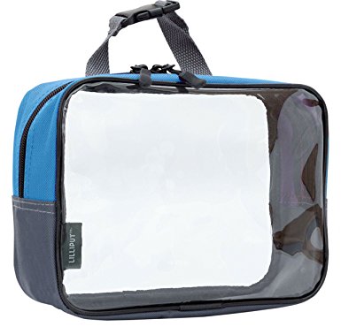 Clear Travel Toiletry Bag, TSA 3-1-1 Cosmetic Bag, Quart Sized Packing Organizer