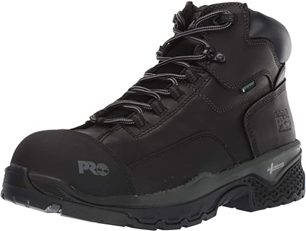 Timberland PRO Men's Bosshog 6" Composite Toe Waterproof Industrial Boot, Black, 13 M US