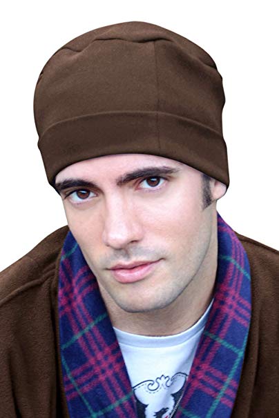 Mens Sleep Cap - 100% Cotton Night Cap for Men - Sleeping Hat