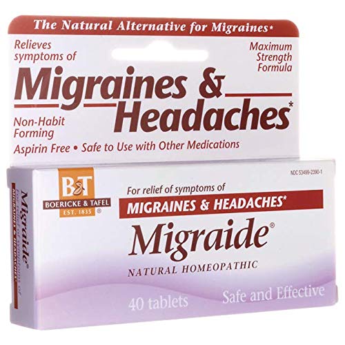 Boericke & Tafel Migraide -- 40 Tablets