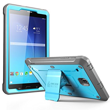 Galaxy Tab E 8.0 Case, SUPCASE Unicorn Beetle PRO Series Full-body Hybrid Protective Case with Screen Protector for Samsung Galaxy Tab E 8.0 Dual Layer Design Impact Resistant Bumper (Blue/Black)