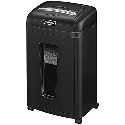 Fellowes Powershred 455Ms 9-Sheet Micro-Cut Paper and Credit Card Shredder with Auto Reverse (4689401)