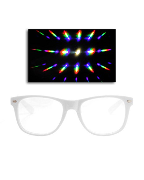 Emazing Lights Premium Diffraction Prism Rave Glasses