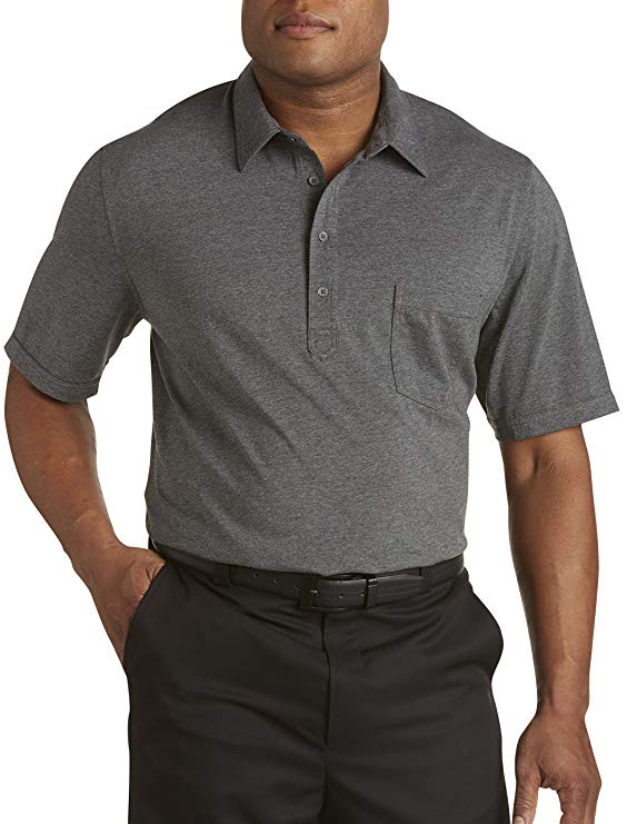 Harbor Bay by DXL Big and Tall Golf Polo Shirt