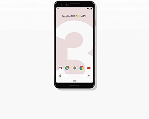 Google Pixel 3 (64GB, 4GB RAM) 5.5 QHD , IP68 Water Resistant, Snapdragon 845 GSM/CDMA Factory Unlocked (AT&T/T-Mobile/Verizon/Sprint) (Not Pink)