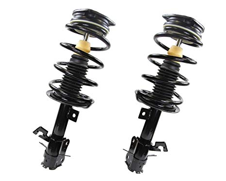 DTA 50143 Front Complete Strut Assemblies With Springs and Mounts Ready to Install OE Replacement -2-pc Pair Fits 2007-2012 Nissan Sentra 2.0L Only, Excludes SE-R Models