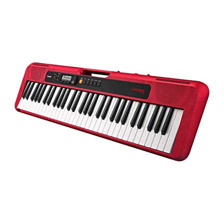 Casio CT-S200 Casiotone 61-Key Portable Keyboard (Red)