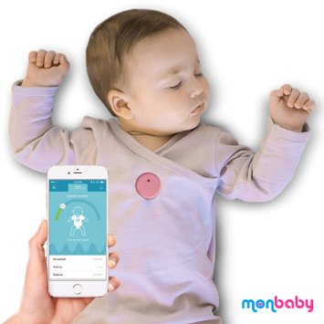 Baby Monitor for Breathing and Movement Pink