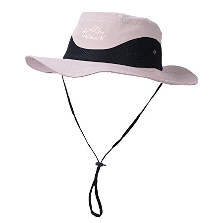 Vadventure Sun Protection Fishing Hat Waterproof Mens and Womens Wide Brim Summer Boonie Hats for Hunting Hiking Camping and Beach