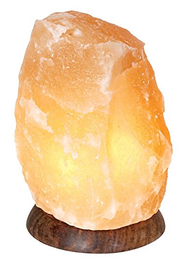 Himalayan Salt Crystal Lamp, 7-8 Inch, Aloha Bay