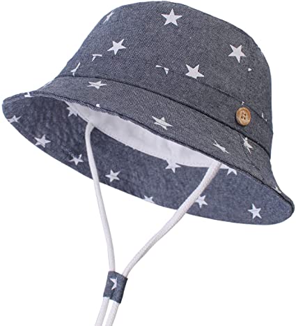 Zando Baby Sun Hat Kids Summer Outdoor UPF 50  Sun Protection Baby Boy Girl Hats Toddler Beach Cap Bucket Hat