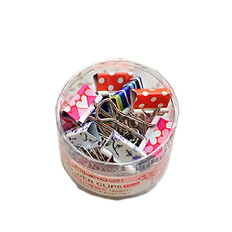 Lovely Printing Style(4*2CM)Metal Binder Clips/Paper Clips/Clamps[1 Box 24 Sets]