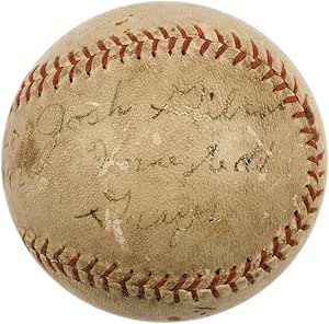 The Only Josh Gibson Single Signed Baseball On Earth PSA DNA & JSA COA - Autographed Baseballs