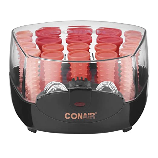 Conair Compact Multi-Size Hot Rollers, Coral