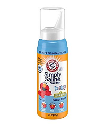 Simply Saline Nasal Mist Baby, Sesame Street 3 oz