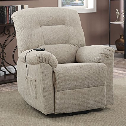 Coaster Home Furnishings 600399 Power Lift Recliner, Taupe