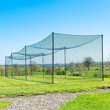 Fortress Ultimate Baseball Batting Cage [20’, 35’, 55’, 70’] | Batting Cage Net with Poles