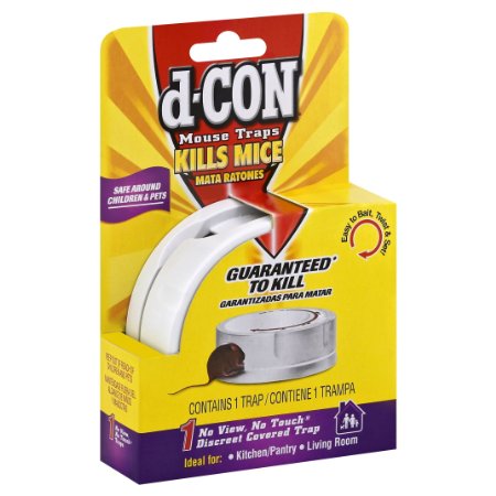 D-Con 1920081507 1 Count No View No Touch Slim Pack Mouse Trap