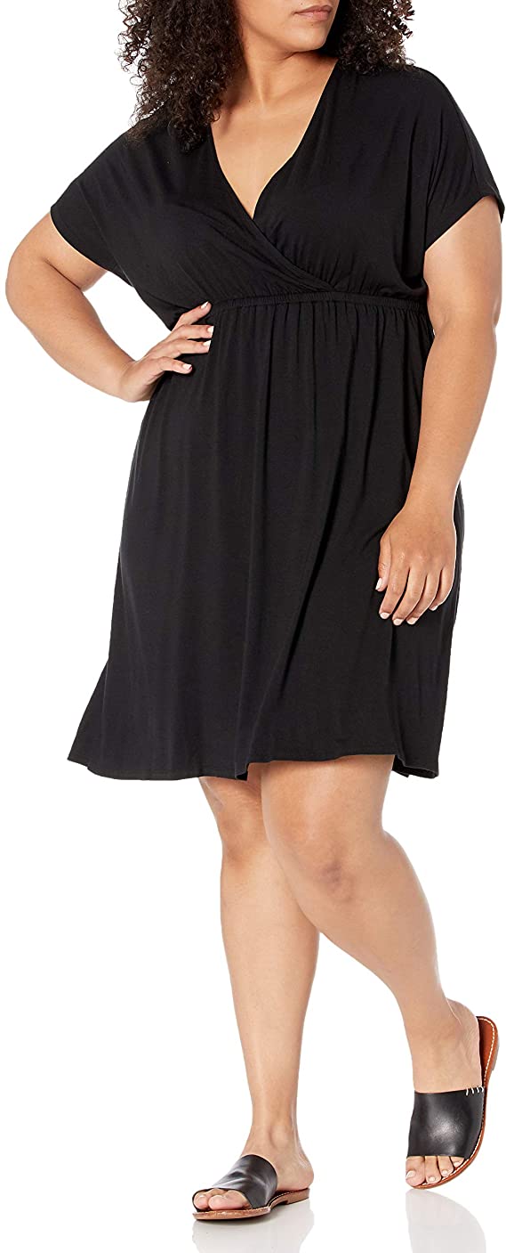 Amazon Essentials Women's Plus Size Surplice Dress