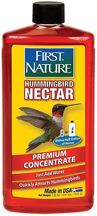 First Nature FN3050 16 oz Red Hummingbird Nectar Concentrate