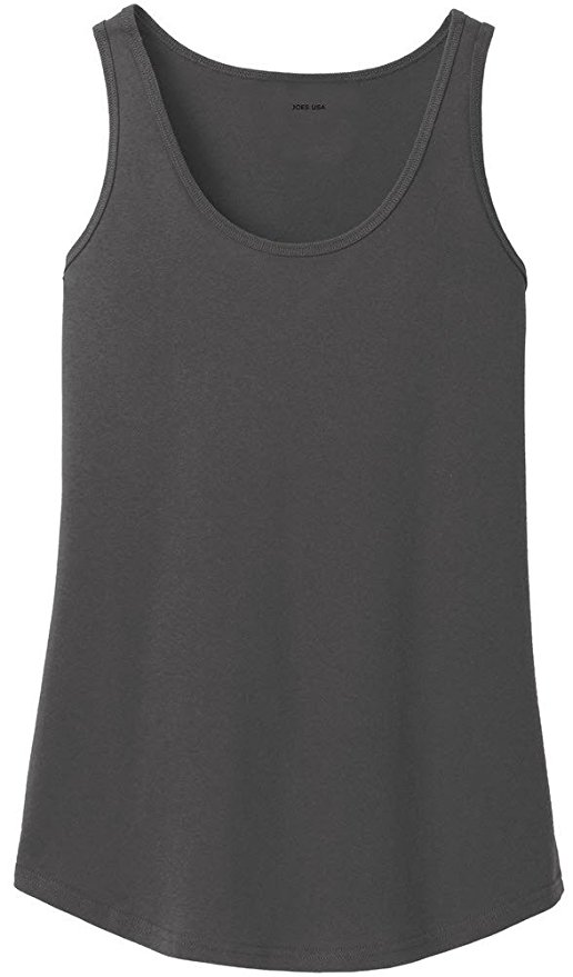 Ladies Soft 100% Cotton Tank Tops in Ladies Sizes: XS-4XL