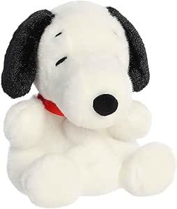 Aurora® Timeless Peanuts® Palm Pals™ Snoopy Stuffed Animal - Classic Characters - Lasting Memories - White 5 Inches