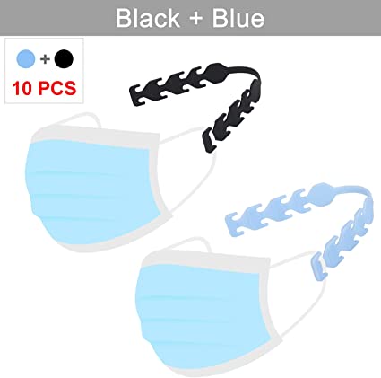labato Mask Extension Hook Anti-Slip Mask Extender Strap Hooks Adjustable Ear Hook Mask Comfortable