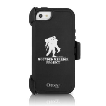 OtterBox Defender Series Case & Holster for Apple iPhone 5 - Wounded Warrior Project - Black / White