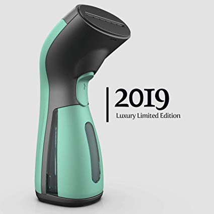 Steamer for Clothes Technology [2019] 8-in-1 Powerful Multi Use: Clothes Wrinkle Remover- Clean- Sterilize- Sanitize- Refresh- Treat- Defrost. For Garment/Home/Kitchen/Bathroom/Car/Face/Travel [Green]