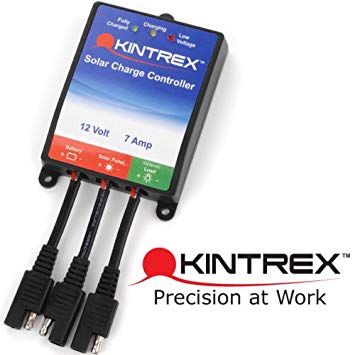 Kintrex SPC0601 7 Amp 100 Watt 12 Volt Solar Power Charge Controller With Digital LED Display