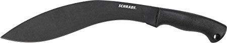 Schrade SCHGK1 Full Tang Gurkha Kukri Fixed Blade Knife with Drop Point Blade