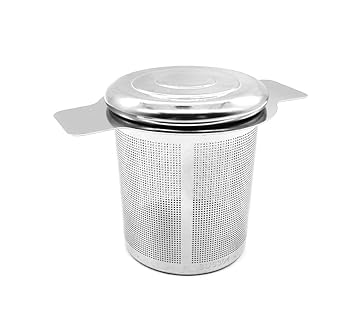 Catchex Cup Shaped Tea Infuser Strainer - Tea Filter, Tea Ball or Tea Diffuser for Loose Tea (Without Silicon Sleeve), Large