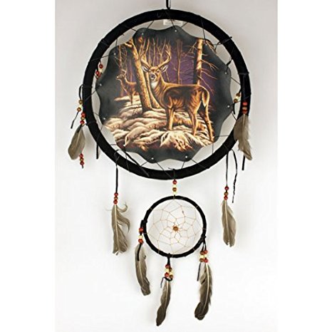 DreamCatcher-- Choose Your Style & Color!!-- Handcrafted High Quality DreamCatcher!! (Diameter 13", Dreamcatcher Deer Back To Earth)