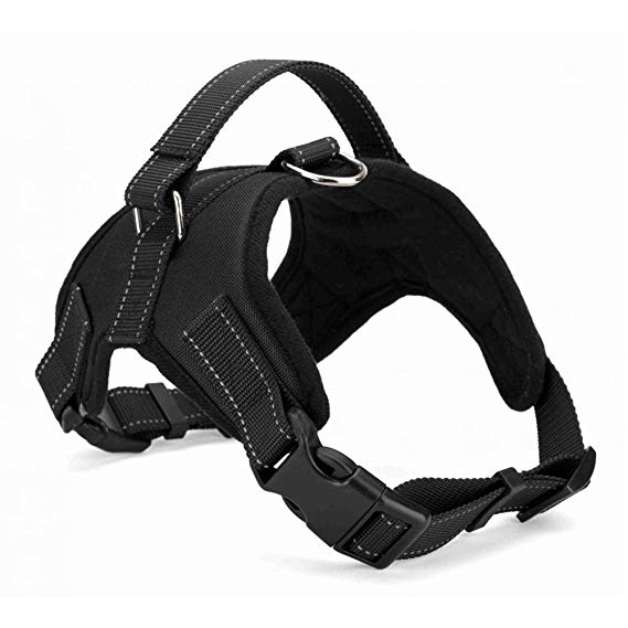 Fosinz Outdoor Adjustable Dog Harnesses with Reflective Strap for Training Walking