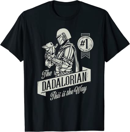 Star Wars The Mandalorian and Grogu Dadalorian Father’s Day T-Shirt